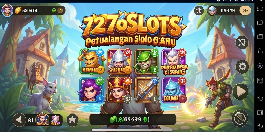 Screenshot utama 7276SLOTS menampilkan gameplay RPG yang menarik.