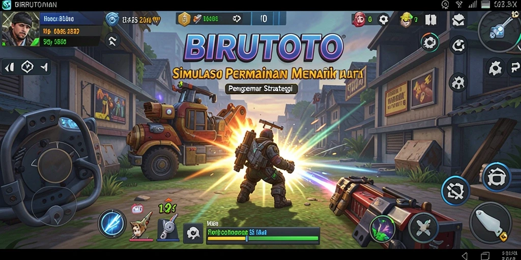 Screenshot BIRUTOTO menampilkan gameplay simulasi yang menarik.