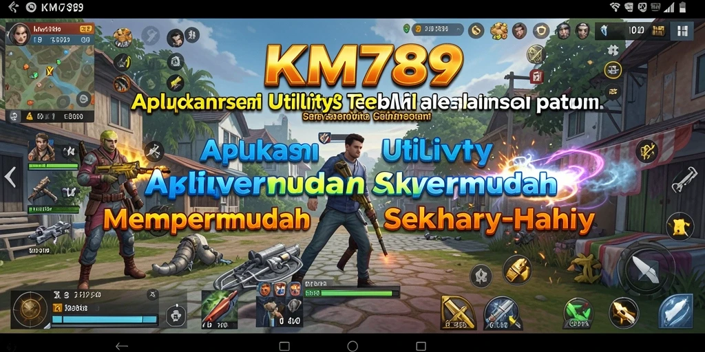 Tampilan antarmuka aplikasi KM789 yang intuitif dan mudah digunakan.