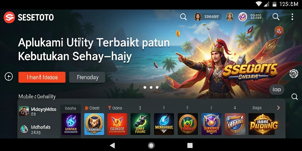 Tampilan utama SESETOTO dengan fitur manajemen tugas yang intuitif.