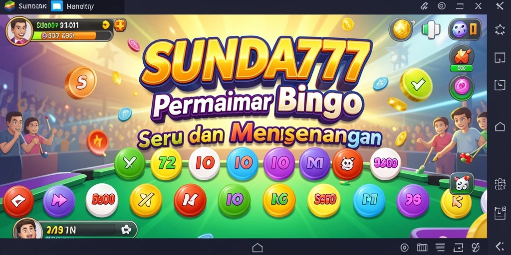 Tampilan seru gameplay SUNDA777 dengan pengalaman Bingo yang mengasyikkan.