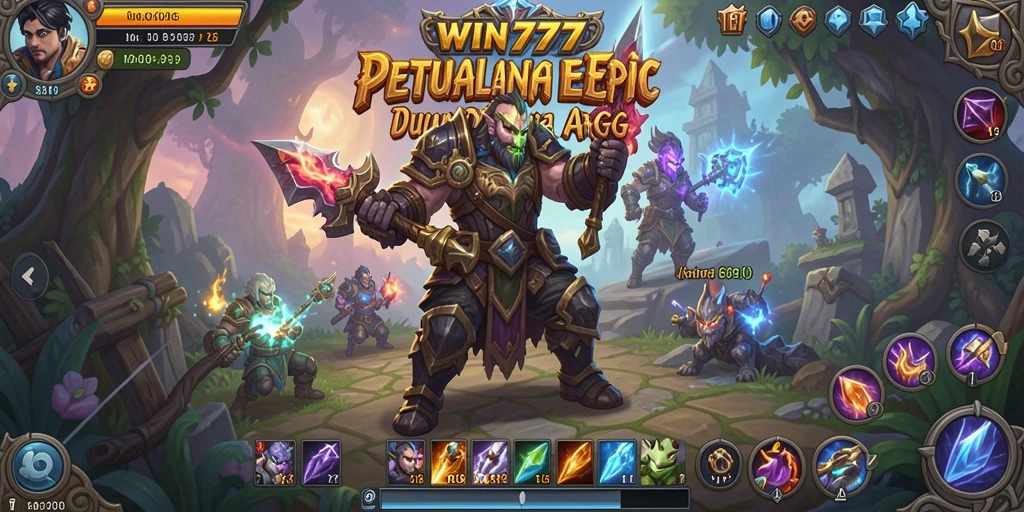 Tampilan gameplay seru dalam petualangan ARPG.